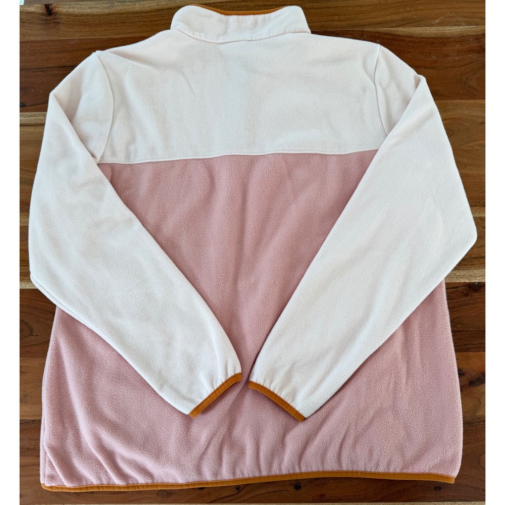 Columbia Benton Springs Fleece Pullover XXL Pink Cream Colorblock XL4503 Snap Up - Picture 8 of 8